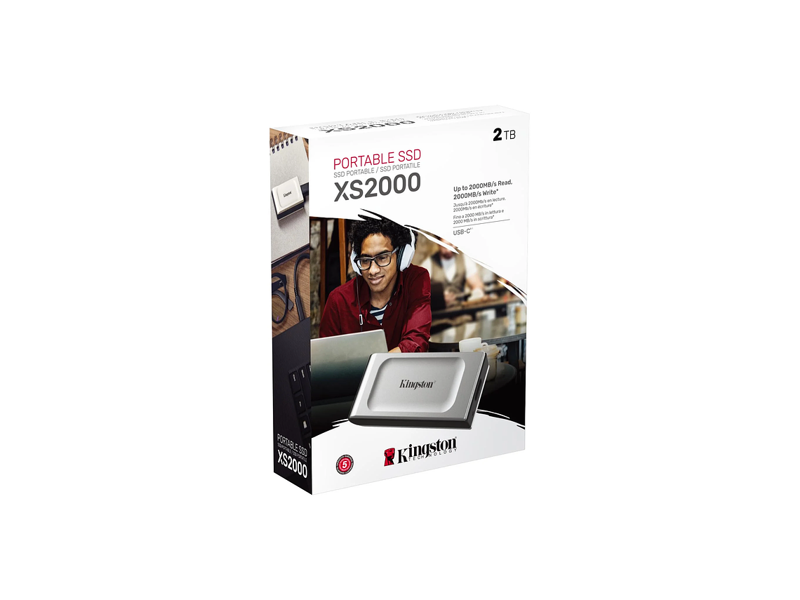 SXS2000/2TB UNIDAD ESTADO SOLIDO PORTATIL KINGSTON XS200 1