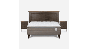 JUEGO DE DORMITORIO ROSEN CAMA EUROPEA NEW STYLE 6 BN 2 PLAZAS + SET ANNA