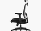 SILLA OFICINA TAYLOR SYNCRO NEGRO CON CABECERO FORM - Miniatura 3