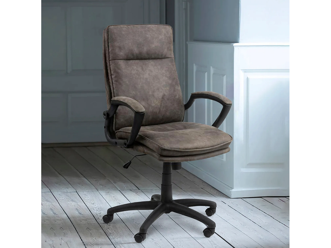 SILLA DISEÑO HOME OFFICE YORK GRIS OSCURO FORM 2