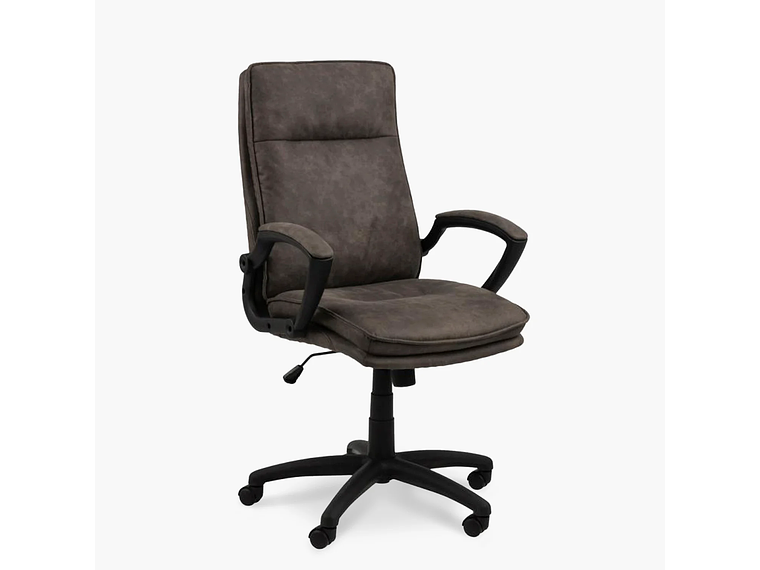 SILLA DISEÑO HOME OFFICE YORK GRIS OSCURO FORM 3