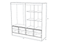 CLOSET CIC MAULE BLANCO 8C 4P - Miniatura 2