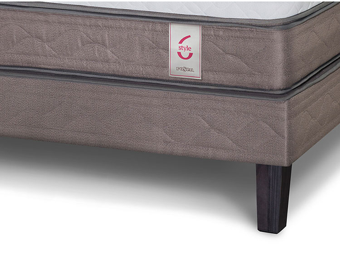 JUEGO DE DORMITORIO ROSEN CAMA EUROPEA NEW STYLE 6 2 PLAZAS + MUEBLES VENETO + TEXTIL 2