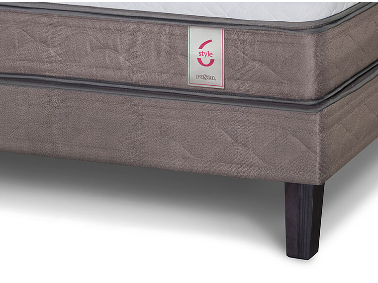 JUEGO DE DORMITORIO ROSEN CAMA EUROPEA NEW STYLE 6 2 PLAZAS + MUEBLES VENETO + TEXTIL 2