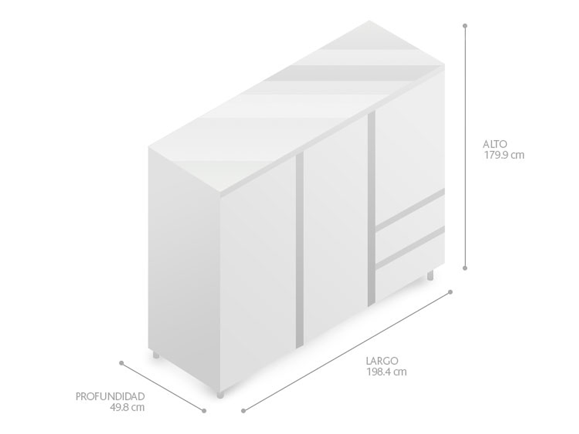 CLOSET TUHOME MANILA Z 7 PUERTAS TV 46 2