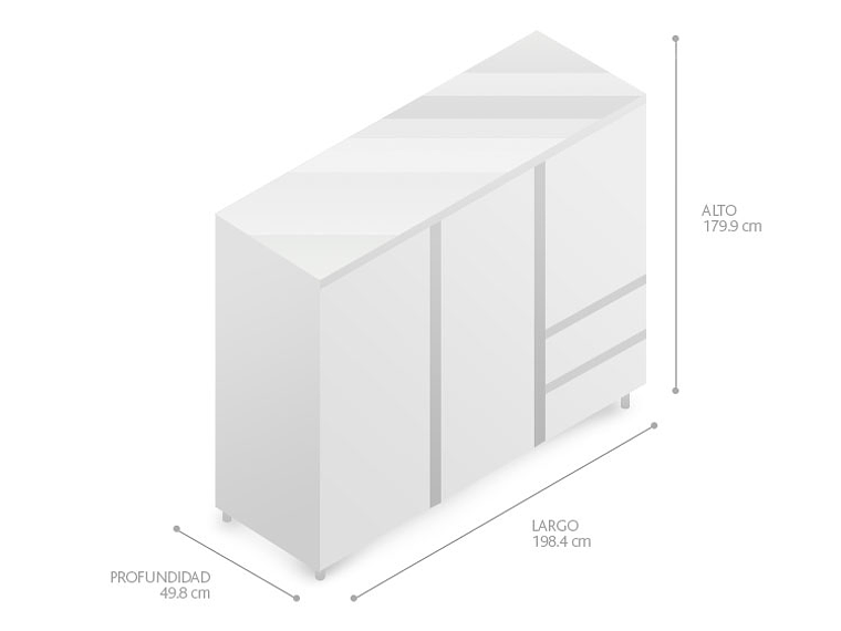 CLOSET TUHOME MANILA Z 7 PUERTAS TV 46 2