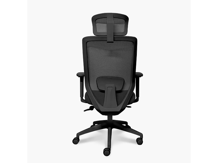 SILLA OFICINA FOCUS NEGRO CON CABECERO FORM 4