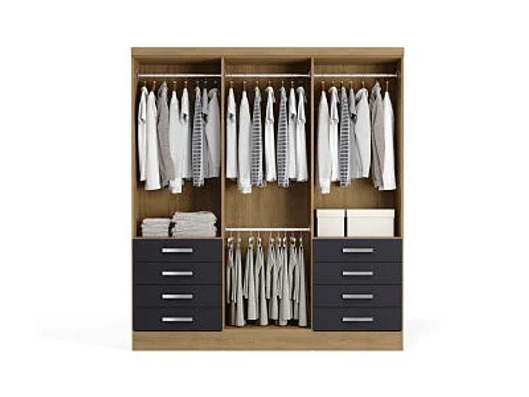 CLÓSET YARDAS 6 PUERTAS 8 CAJONES AGUSTINA ANGELÍN 1
