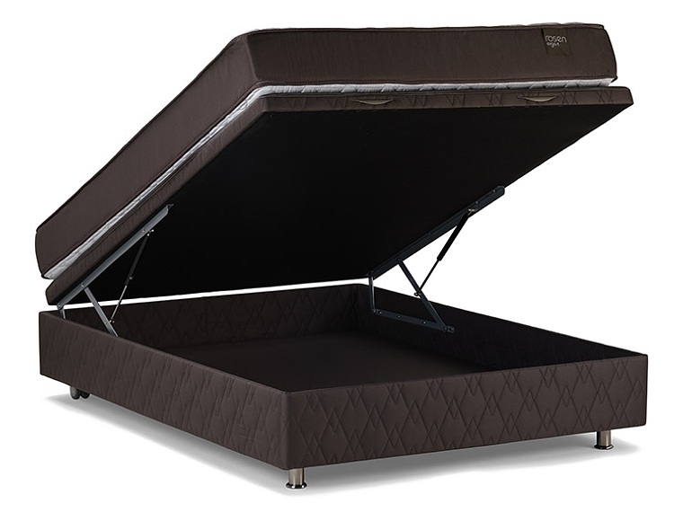 JUEGO DE DORMITORIO ROSEN CAMA BOXET ERGO T 2 PLAZAS + SET RACHEL 3