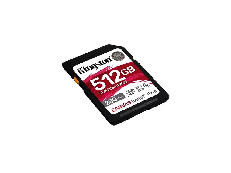 TARJETA DE MEMORIA SD KINGSTON CANVAS REACT PLUS V60 512GB 2