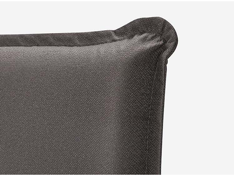 JUEGO DE DORMITORIO ROSEN CAMA EUROPEA TEMPO BD 2 PLAZAS GRAFITO + SET MAURICE CHOCOLATE 5