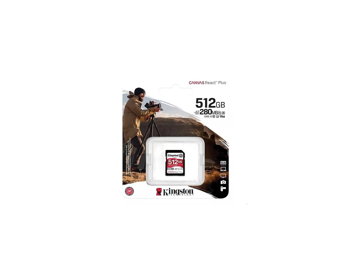 TARJETA DE MEMORIA SD KINGSTON CANVAS REACT PLUS V60 512GB 3