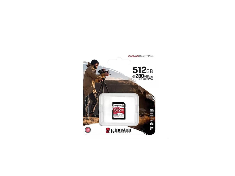 TARJETA DE MEMORIA SD KINGSTON CANVAS REACT PLUS V60 512GB 3