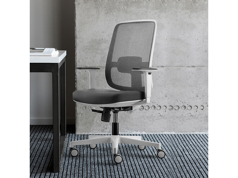SILLA OFICINA LOTTO GRIS CLARO FORM 2