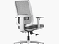 SILLA OFICINA LOTTO GRIS CLARO FORM - Miniatura 5