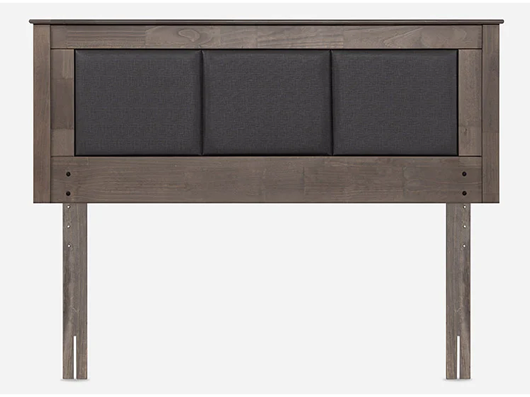 JUEGO DE DORMITORIO ROSEN CAMA EUROPEA ART 4 BD 2 PLAZAS + RESPALDO RACHEL GRIS 3