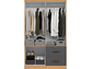 COMBO CLOSET VEKKA HOME MOBI 4 PUERTAS 2 CAJONES + COMODA 8 CAJONES GRAFITO - Miniatura 5