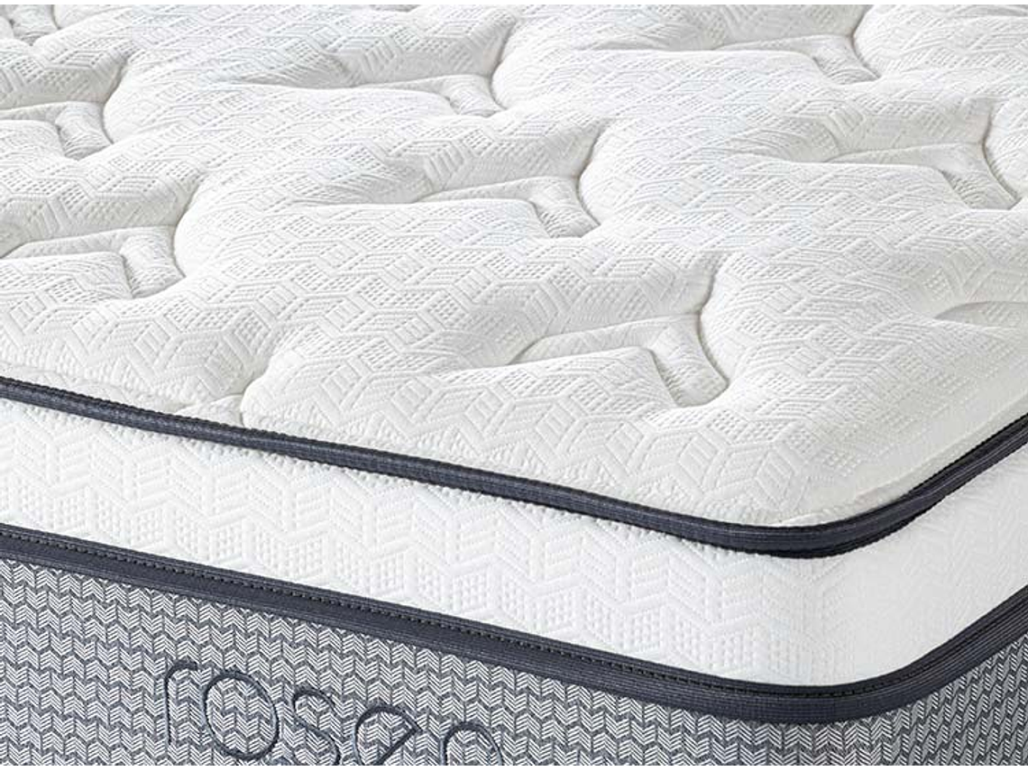 JUEGO DE DORMITORIO ROSEN CAMA EUROPEA INDIE BN 2 PLAZAS + SET MAURICE 7