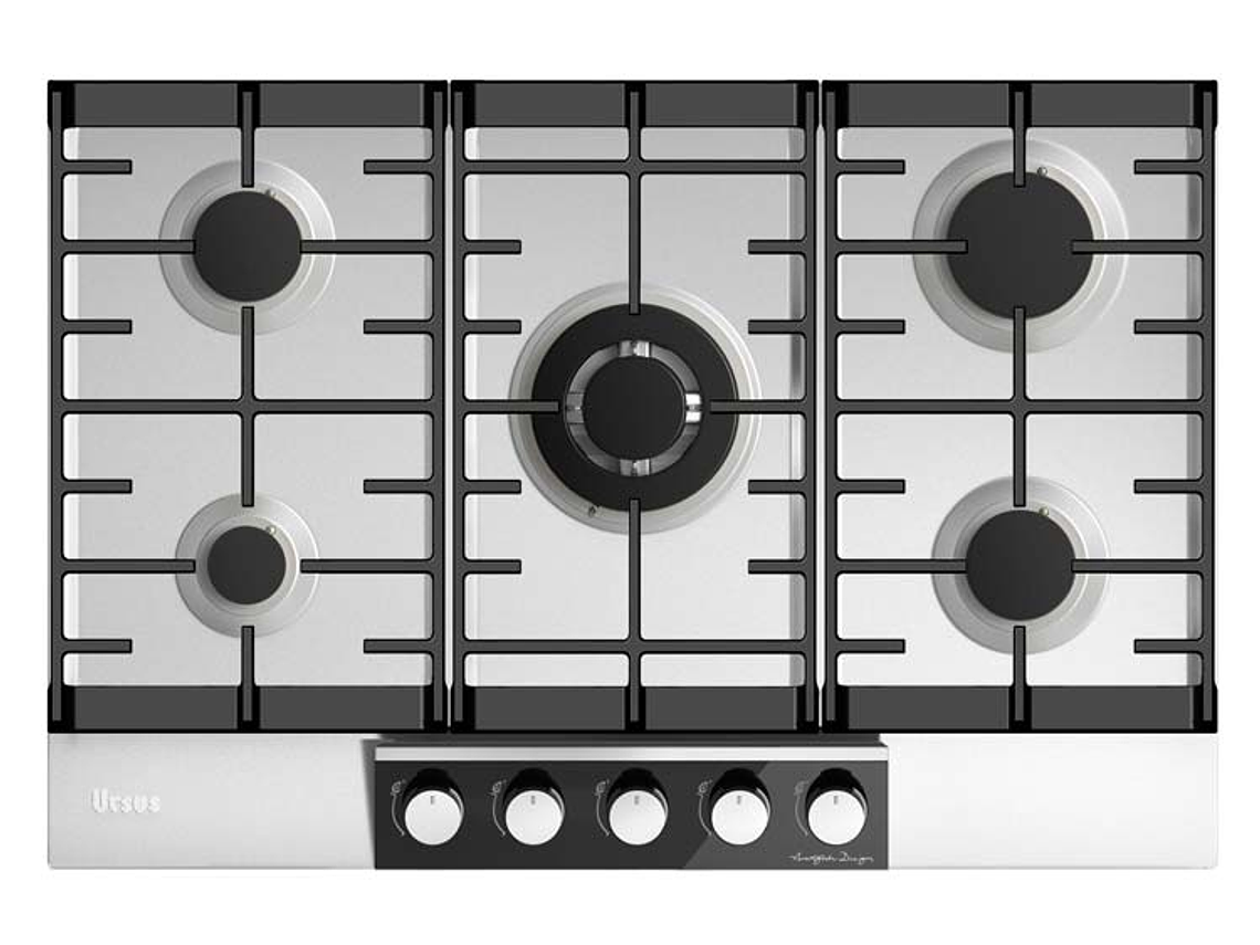 ENCIMERA GAS LICUADO URSUS TROTTER 5 PLATOS AVANT GARDE GS-75T GL 1