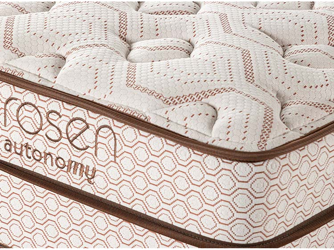 JUEGO DE DORMITORIO ROSEN CAMA EUROPEA AUTONOMY LAND PB BD 2 PLAZAS + SET FERRARA GRIS 6