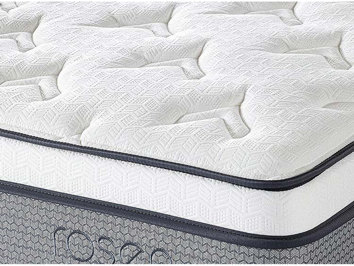 JUEGO DE DORMITORIO ROSEN CAMA EUROPEA INDIE PM BD 2 PLAZAS + SET RACHEL GRIS 6