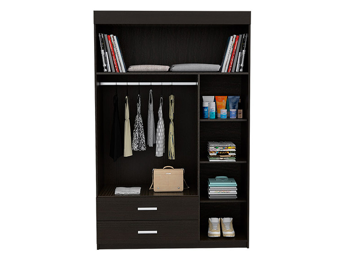CLOSET TUHOME MANILA WENGUE 5 PUERTAS 2 CAJONES 3