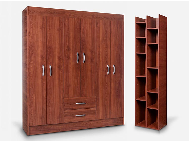 SET CIC CLOSET TRANCURA + LIBRERO SUCRE 1