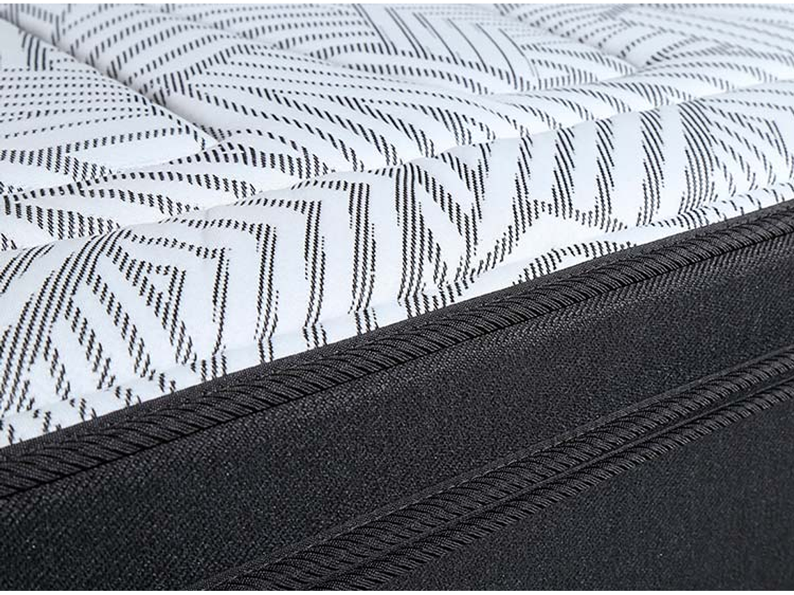 BOX SPRING ROSEN TEMPO BD 2 PL + ALMOHADAS EXTRA 6