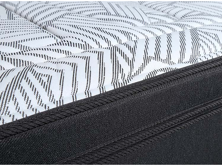 BOX SPRING ROSEN TEMPO BD 2 PL + ALMOHADAS EXTRA 6