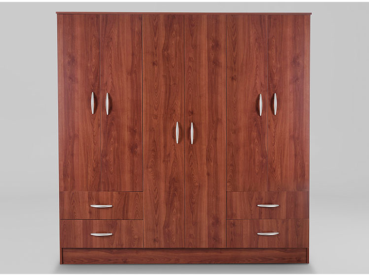 CLOSET CIC MAIPO 6 PUERTAS / 4 CAJONES 180 CM CEREZO NAT 1