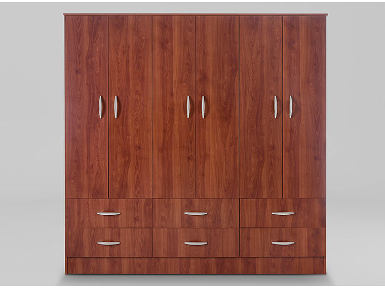 CLOSET CIC MAIPO 6 PUERTAS / 6 CAJONES 180 CM CEREZO 5