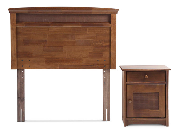 JUEGO DE DORMITORIO ROSEN CAMA BOXET UPLINE 1 PLAZA + SET VENETO 3