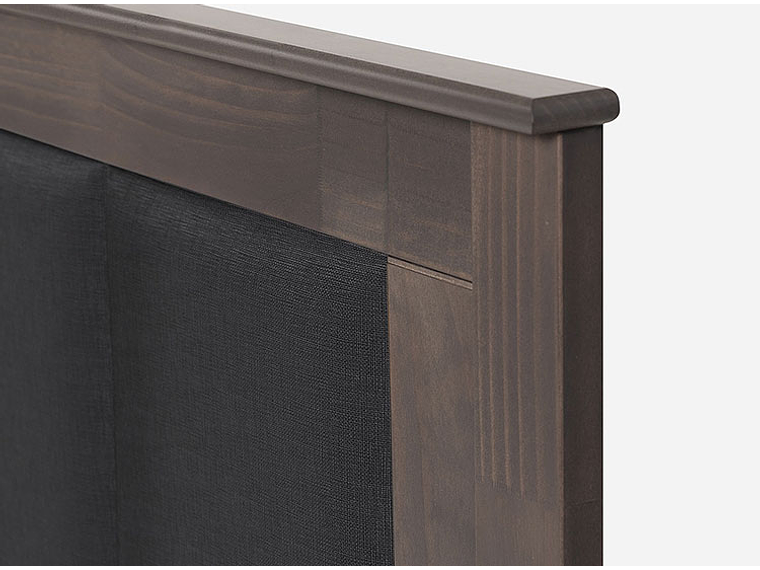 JUEGO DE DORMITORIO ROSEN CAMA EUROPEA INDIE PM BN 2 PLAZAS + SET FERRARA GRIS 5