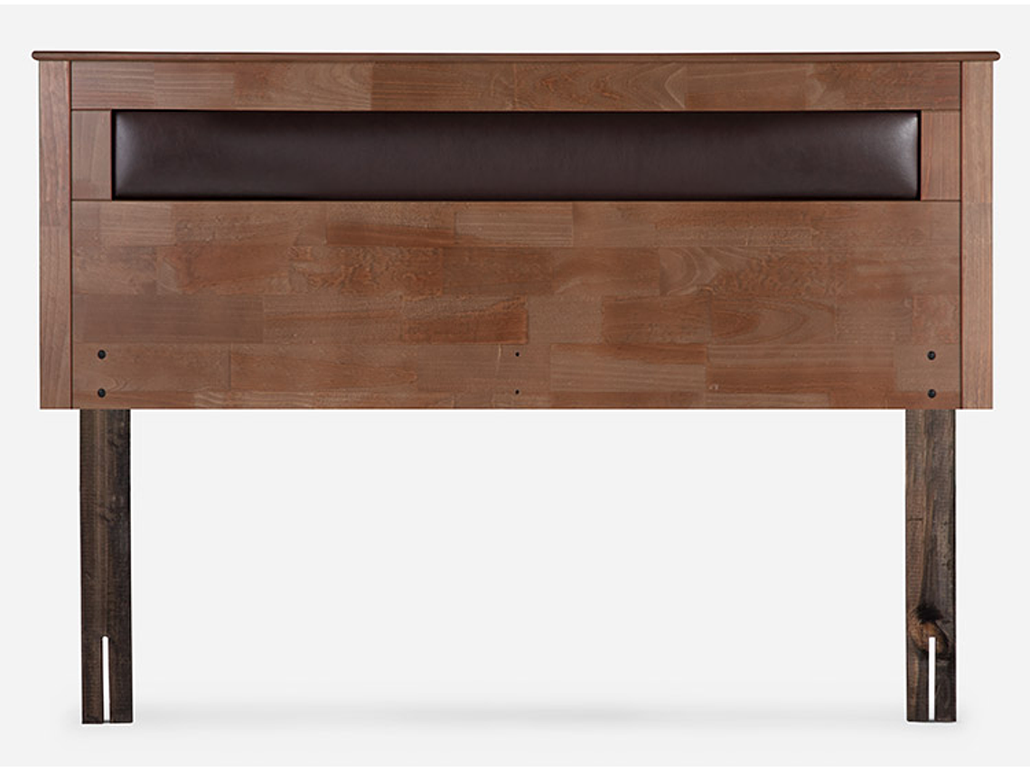 JUEGO DE DORMITORIO ROSEN CAMA BOXET INDIE 2 PLAZAS + RESPALDO FERRARA 2