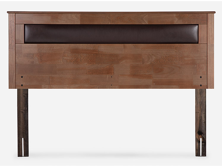 JUEGO DE DORMITORIO ROSEN CAMA BOXET INDIE 2 PLAZAS + RESPALDO FERRARA 2