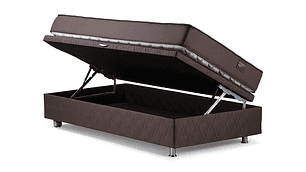 JUEGO DE DORMITORIO ROSEN CAMA BOXET ERGO T 1 PLAZA + SET VENETO