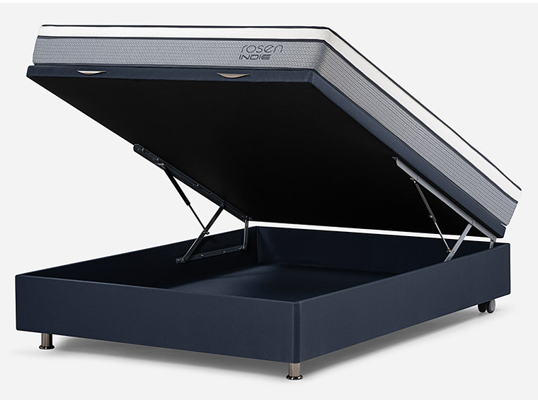 JUEGO DE DORMITORIO ROSEN CAMA BOXET INDIE 2 PLAZAS + RESPALDO FERRARA 3