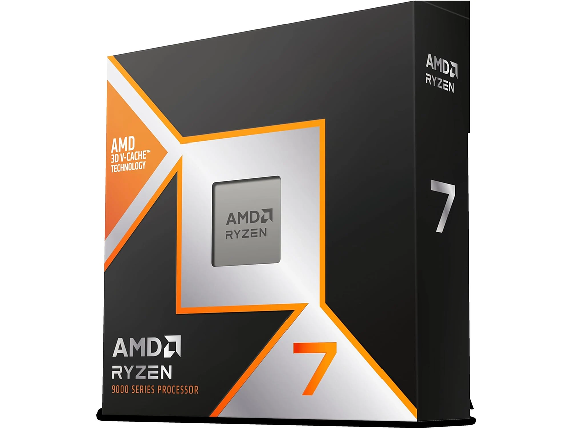 PROCESADOR AMD RYZEN 7 9800X3D, 4.7GHZ (5.2GHZ TURBO), 8 CORES, 16 THREADS, SOCKET AM5 1
