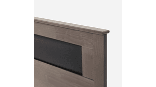 JUEGO DE DORMITORIO ROSEN CAMA EUROPEA NEW STYLE 6 BN 2 PLAZAS + SET FERRARA GRIS