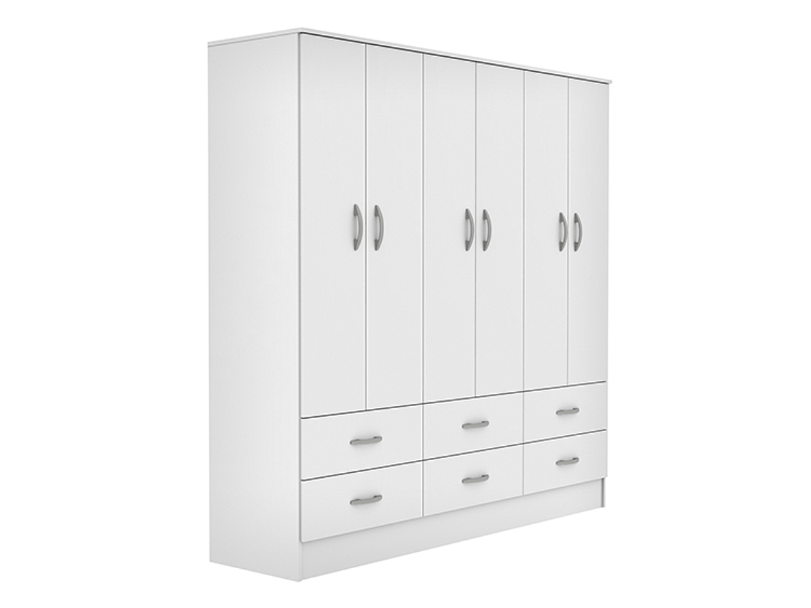CLOSET CIC MAIPO BLANCO 6P 6C 3