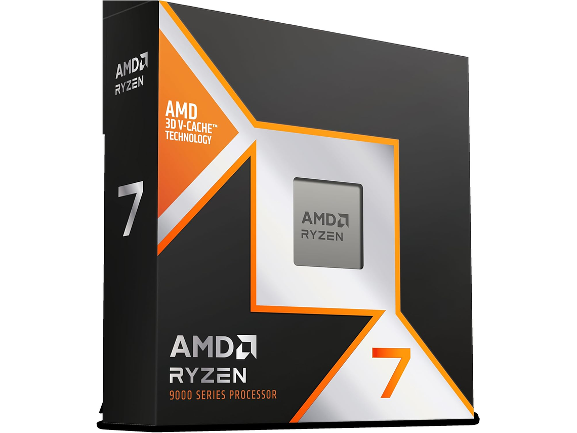 PROCESADOR AMD RYZEN 7 9800X3D, 4.7GHZ (5.2GHZ TURBO), 8 CORES, 16 THREADS, SOCKET AM5 2