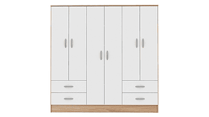 CLOSET CIC MAIPO OLMO BLANCO 6P 4C