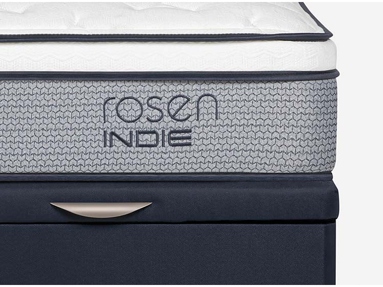 JUEGO DE DORMITORIO ROSEN CAMA BOXET INDIE 2 PLAZAS + RESPALDO FERRARA 6