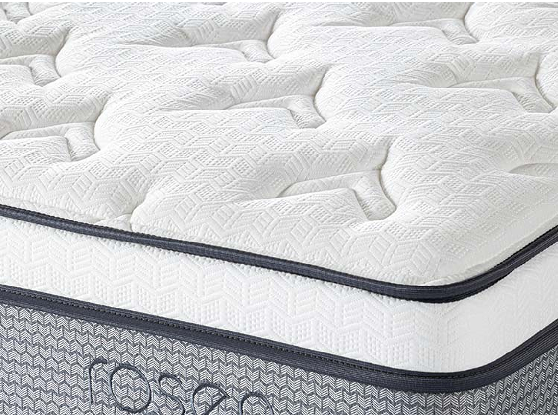 JUEGO DE DORMITORIO ROSEN CAMA BOXET INDIE 2 PLAZAS + RESPALDO FERRARA 7