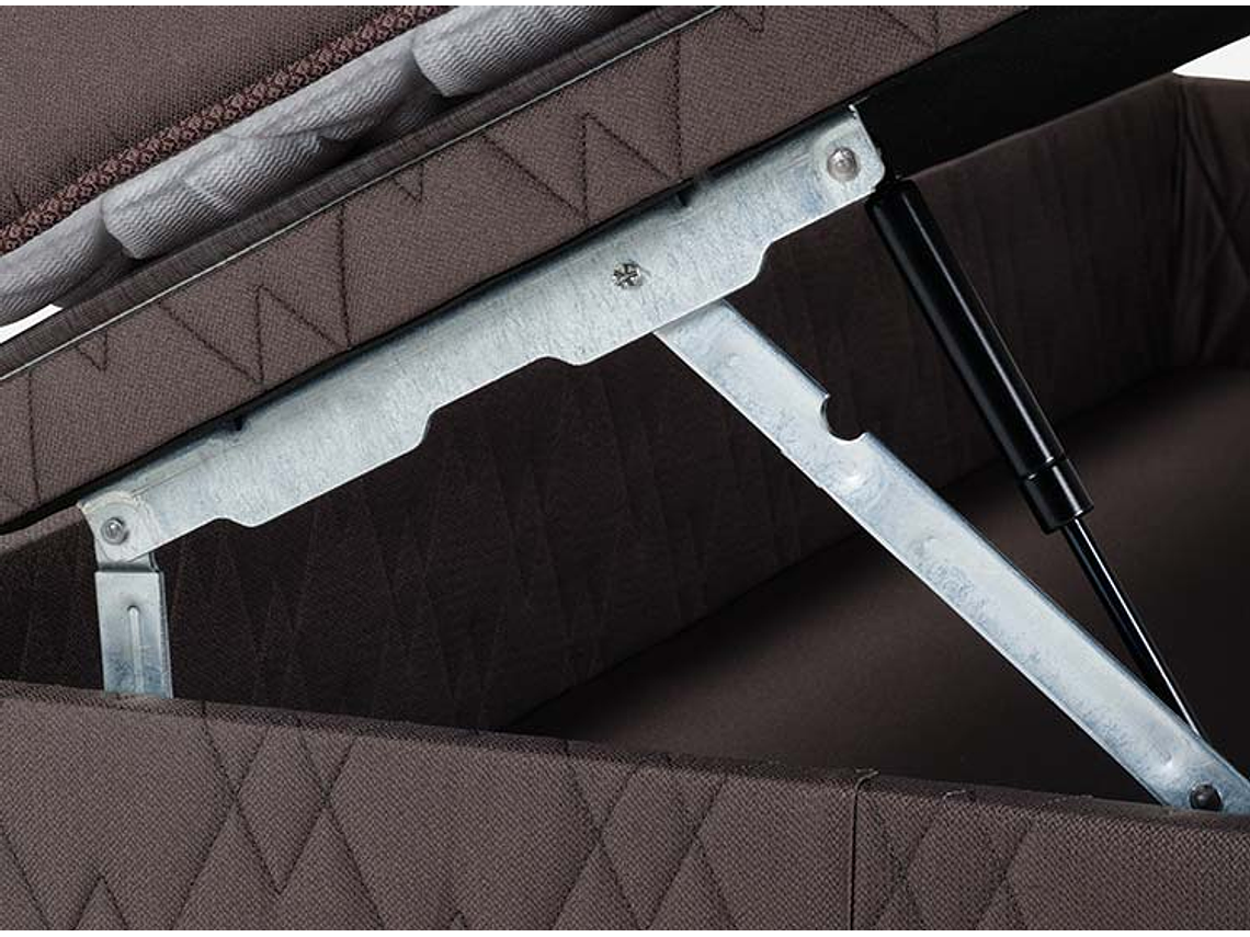 JUEGO DE DORMITORIO ROSEN CAMA BOXET ERGO T 1 PLAZA + SET VENETO 7