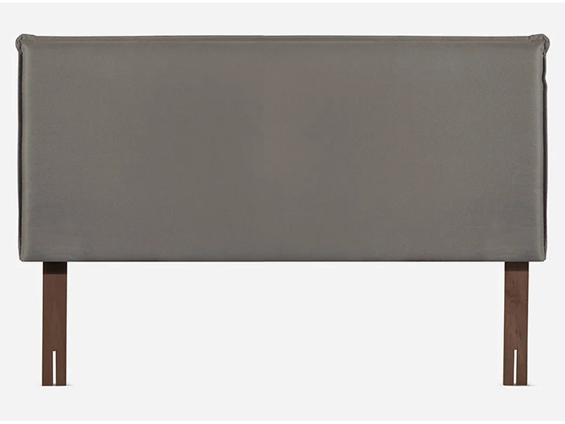 JUEGO DE DORMITORIO ROSEN CAMA EUROPEA TEMPO BD 2 PLAZAS + RESPALDO MAURICE GRIS 3