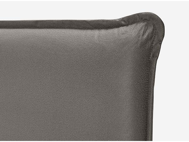 JUEGO DE DORMITORIO ROSEN CAMA EUROPEA TEMPO BD 2 PLAZAS + RESPALDO MAURICE GRIS 5