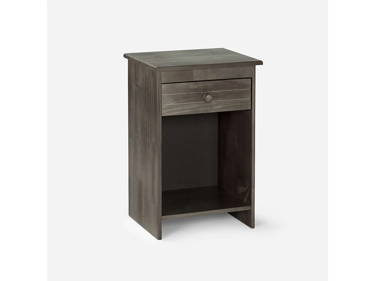 CAMA PRATTA 2 PLAZAS PATA MADERA BD + MUEBLES TABOR GRAFITO 5