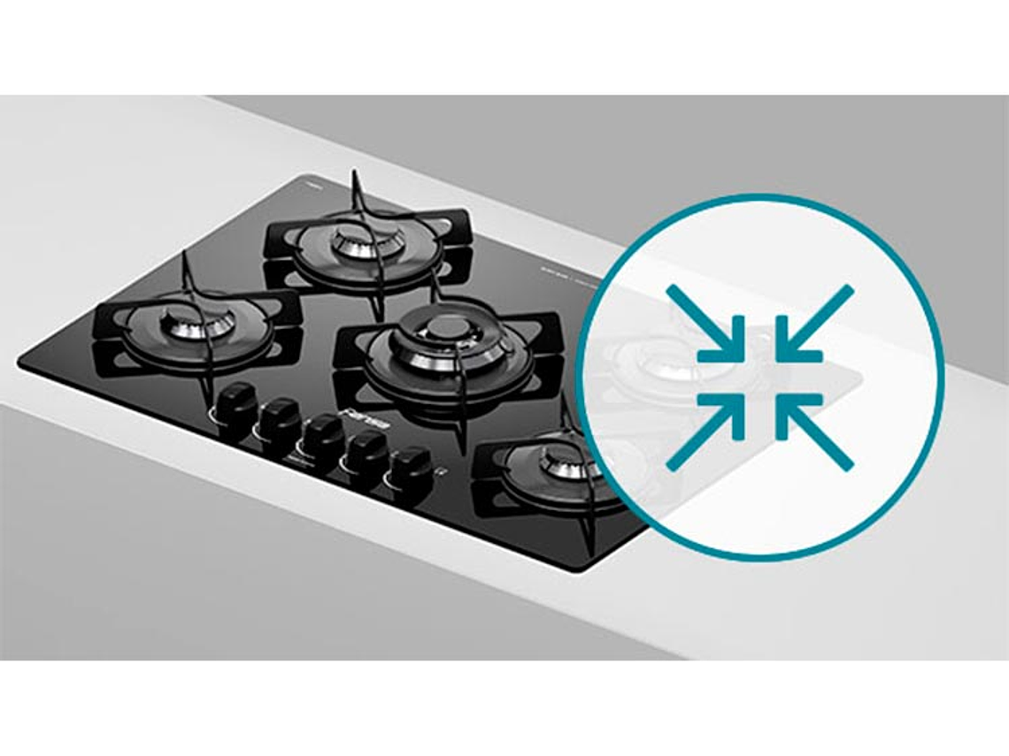 ENCIMERA GAS FENSA 5 PLATOS F GC75V A 7