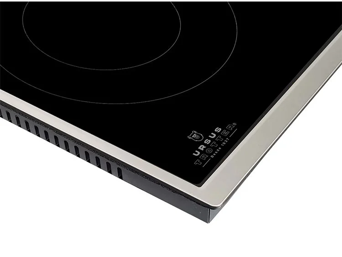 ENCIMERA VITROCERAMICA EMPOTRABLE ELÉCTRICA URSUS TROTTER 4 QUEMADORAS UT-VCT 4P INOX 4